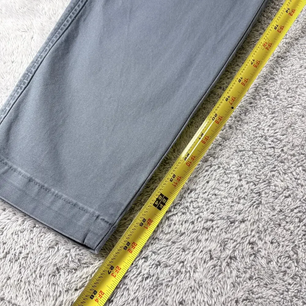 Levi's 2 Pair Chino Slacks Color Gray and Black‎ Sz 38x30 *FLAWS*